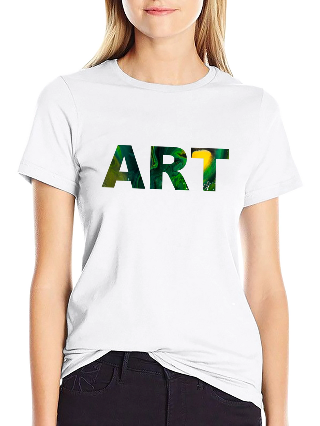 Abstract Art Graphic Tee - Modern Artistic Design