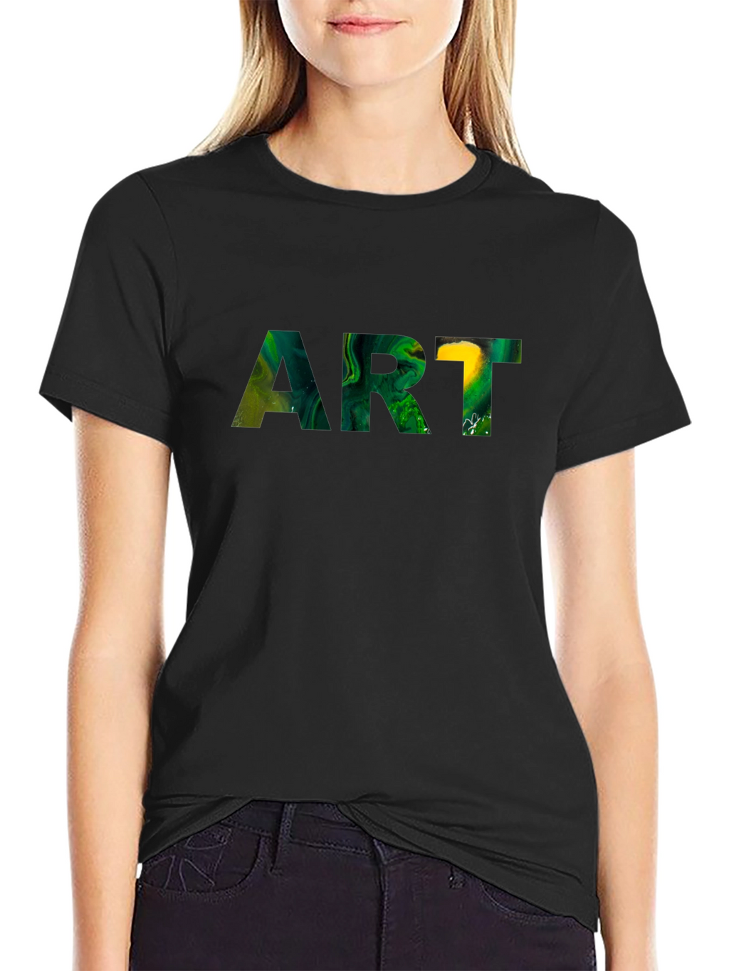 Abstract Art Graphic Tee - Modern Artistic Design