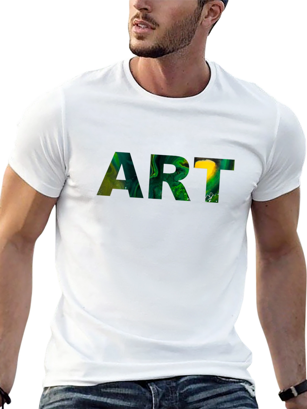 Abstract Art Graphic Tee - Modern Artistic Design