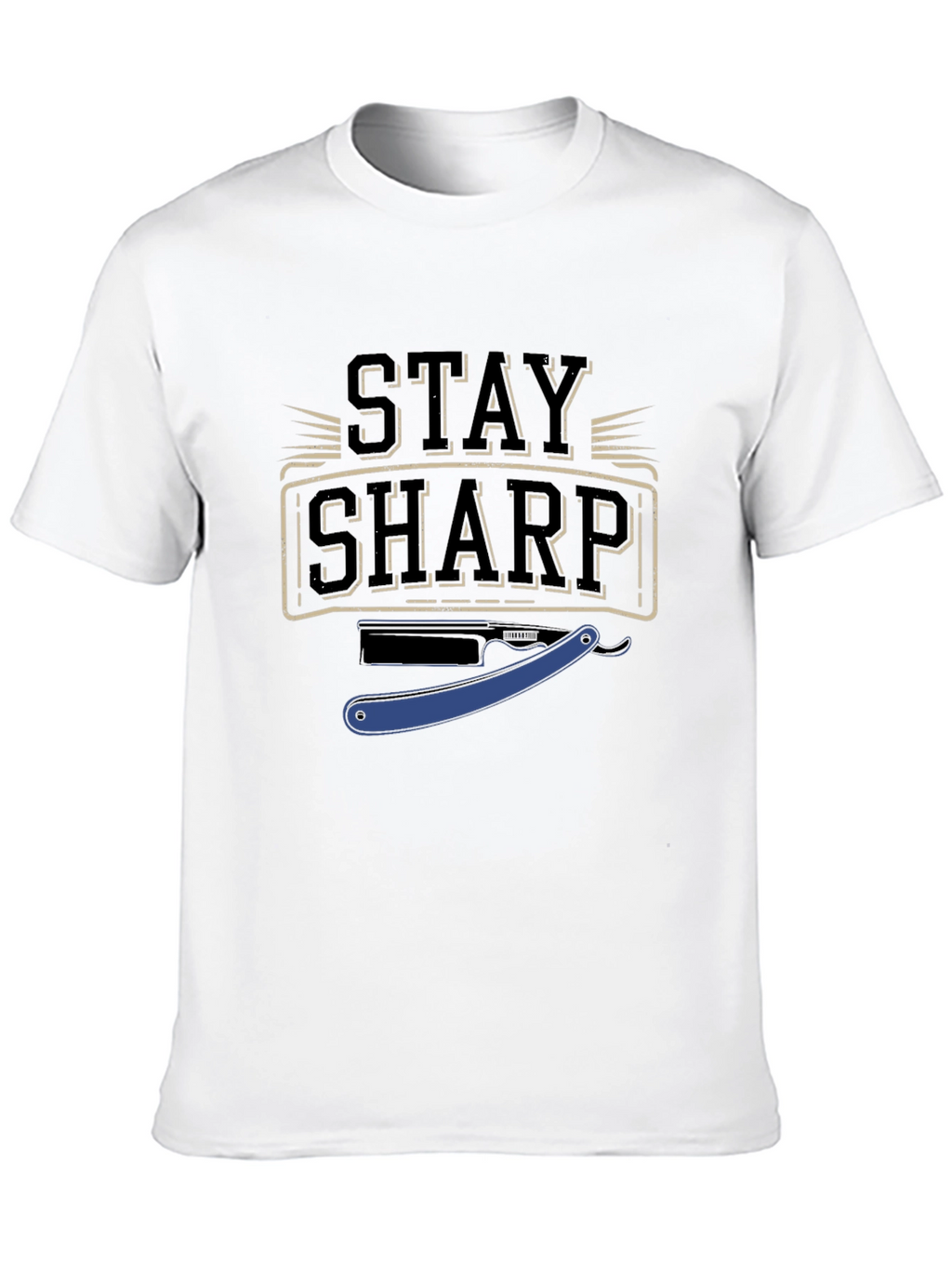 Stay Sharp Graphic Tee - Mens Black T-Shirt