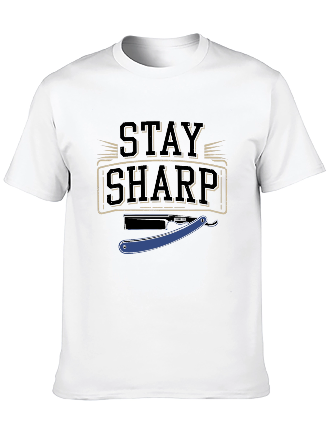 Stay Sharp Graphic Tee - Mens Black T-Shirt