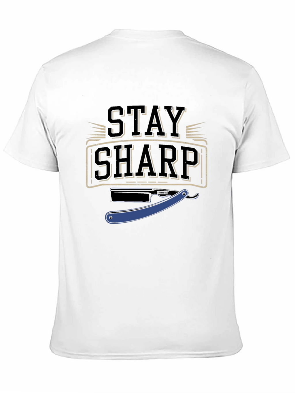 Stay Sharp Graphic Tee - Mens Black T-Shirt