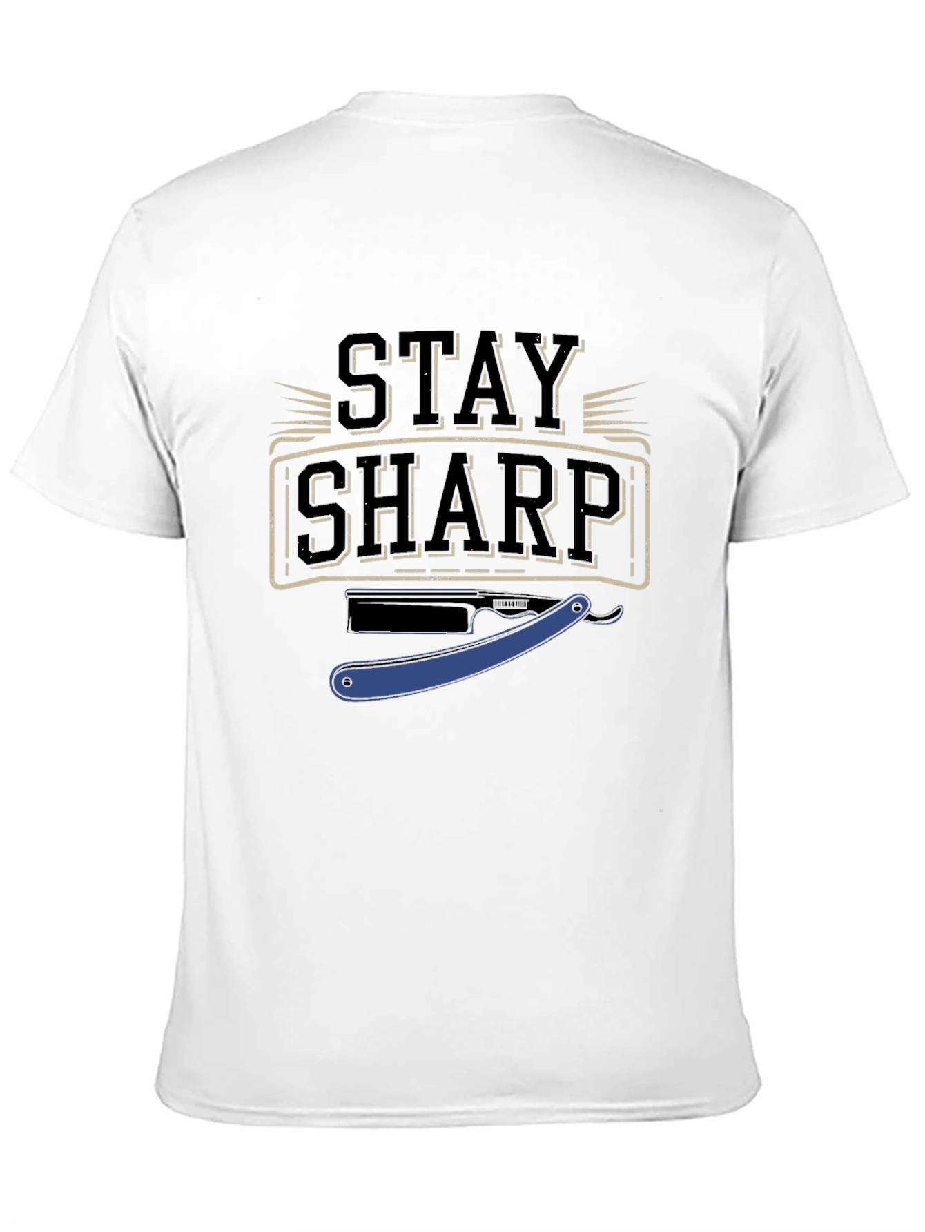 Stay Sharp Graphic Tee - Mens Black T-Shirt