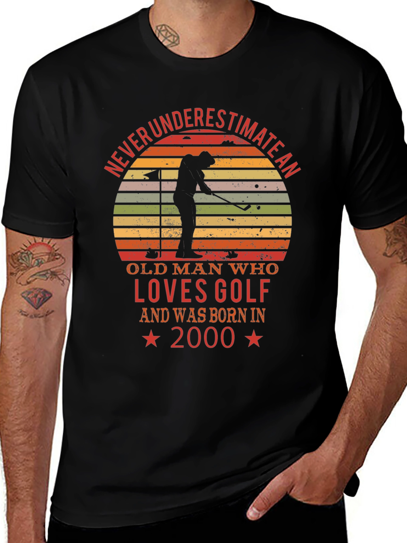 Never Underestimate Golf T-Shirt
