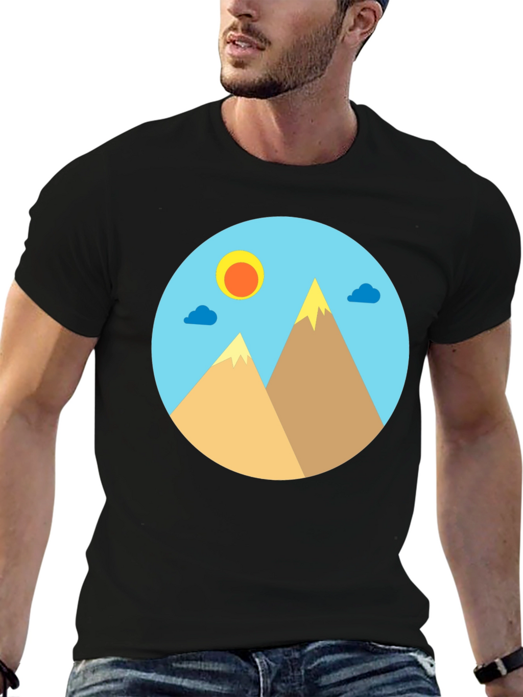 Mountain View Graphic T-Shirt - Unisex Cotton Tee