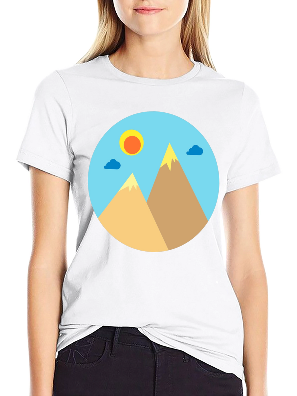 Mountain View Graphic T-Shirt - Unisex Cotton Tee