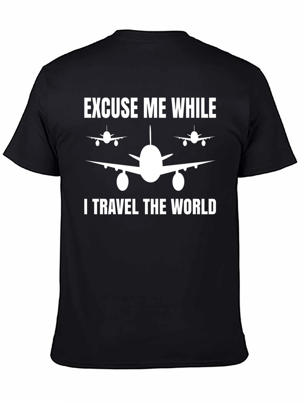 Travel The World Airplane Graphic Tee