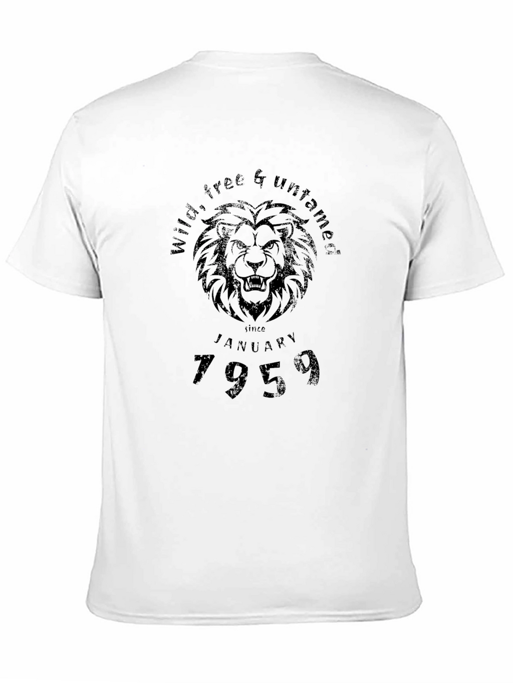 Wild & Untamed Lion Graphic T-Shirt - January 1959