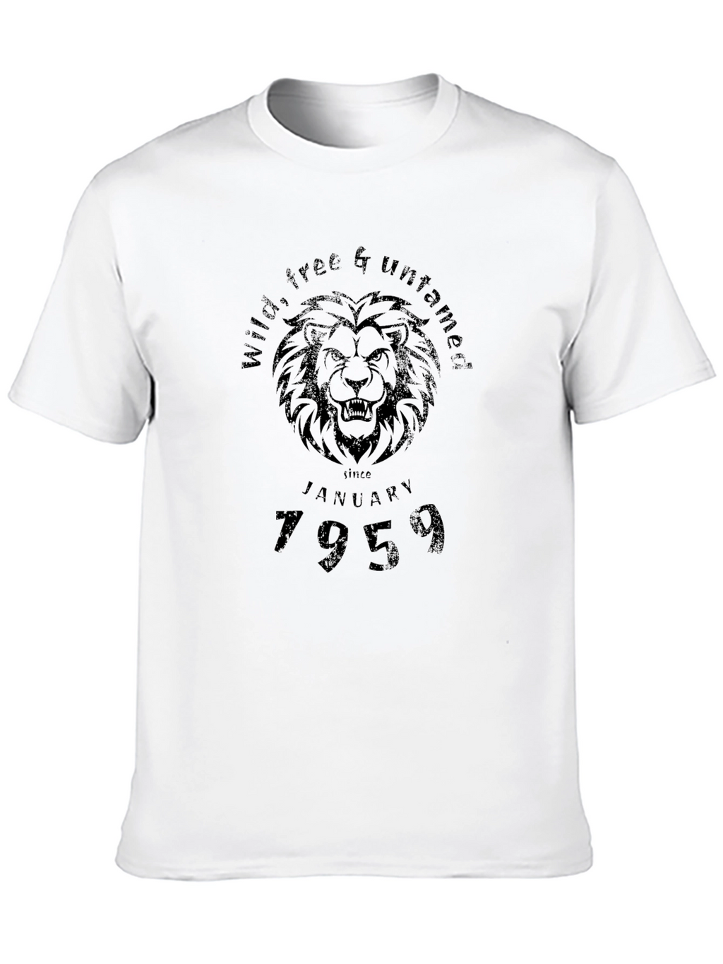 Wild & Untamed Lion Graphic T-Shirt - January 1959