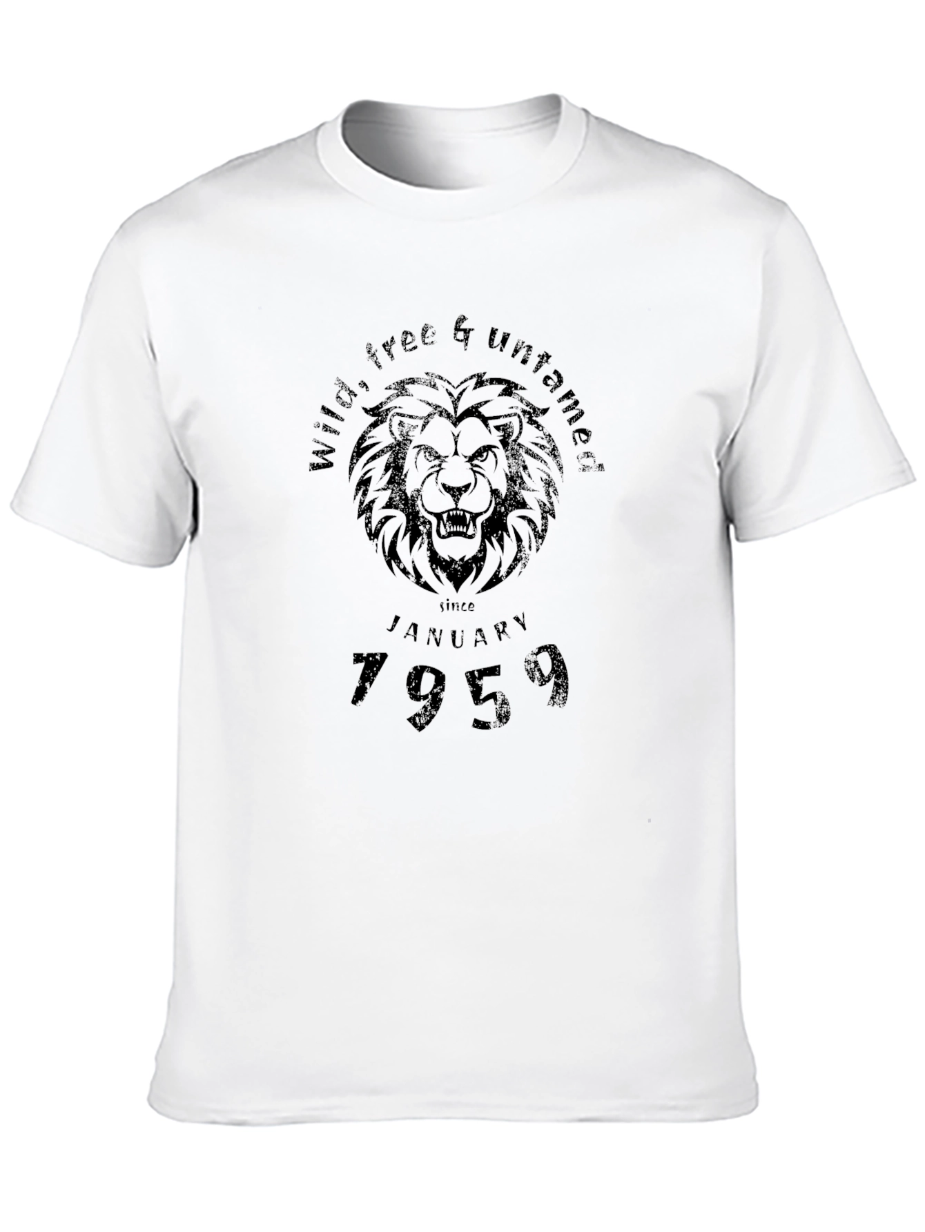 Wild & Untamed Lion Graphic T-Shirt - January 1959