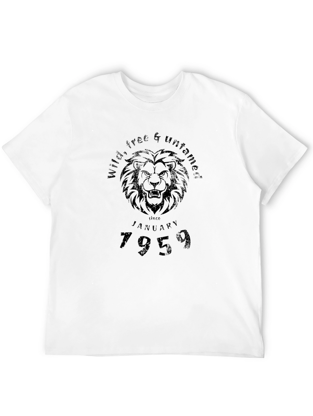 Wild & Untamed Lion Graphic T-Shirt - January 1959