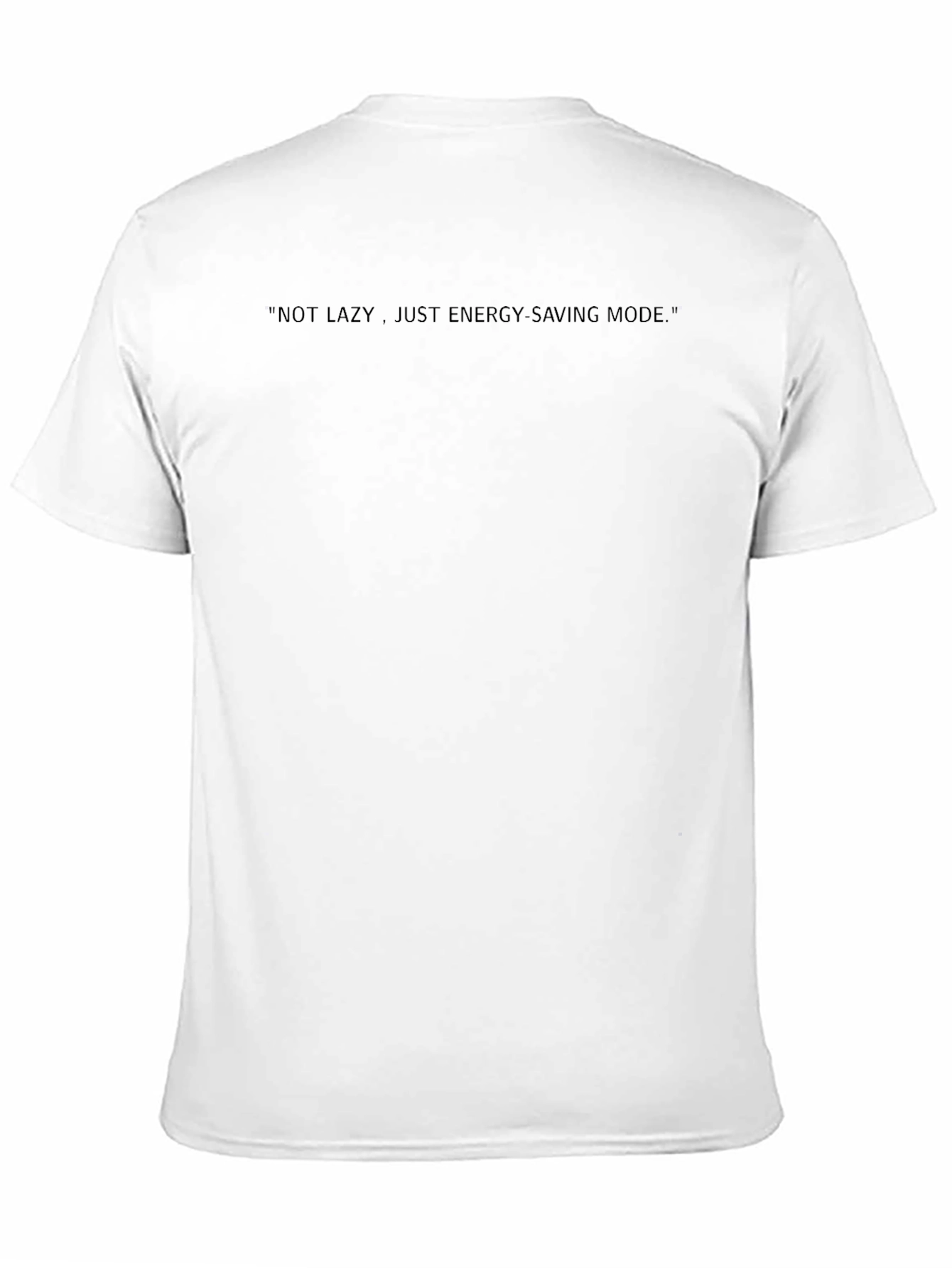 Energy Saving Mode Black T-Shirt