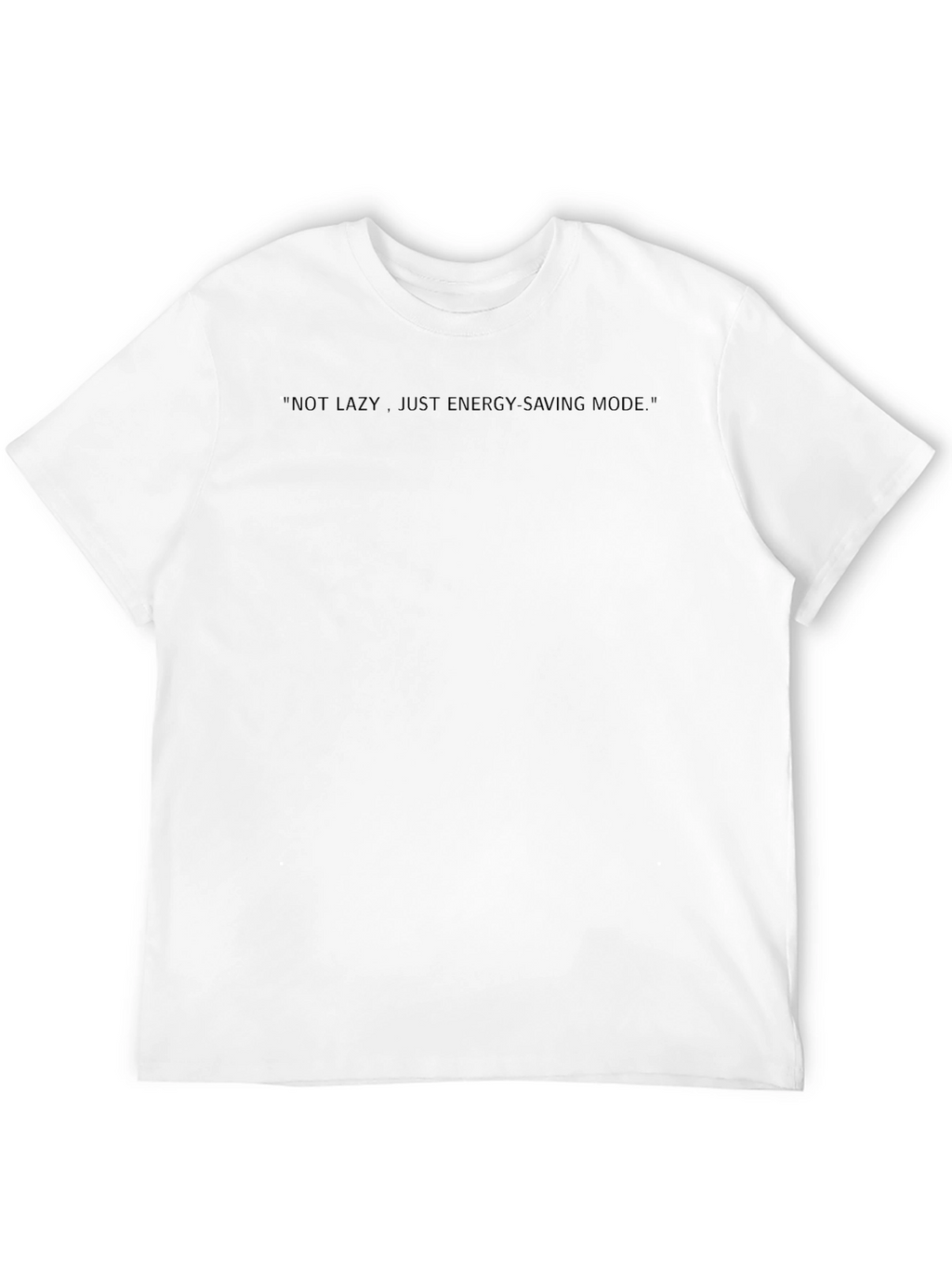 Energy Saving Mode Black T-Shirt