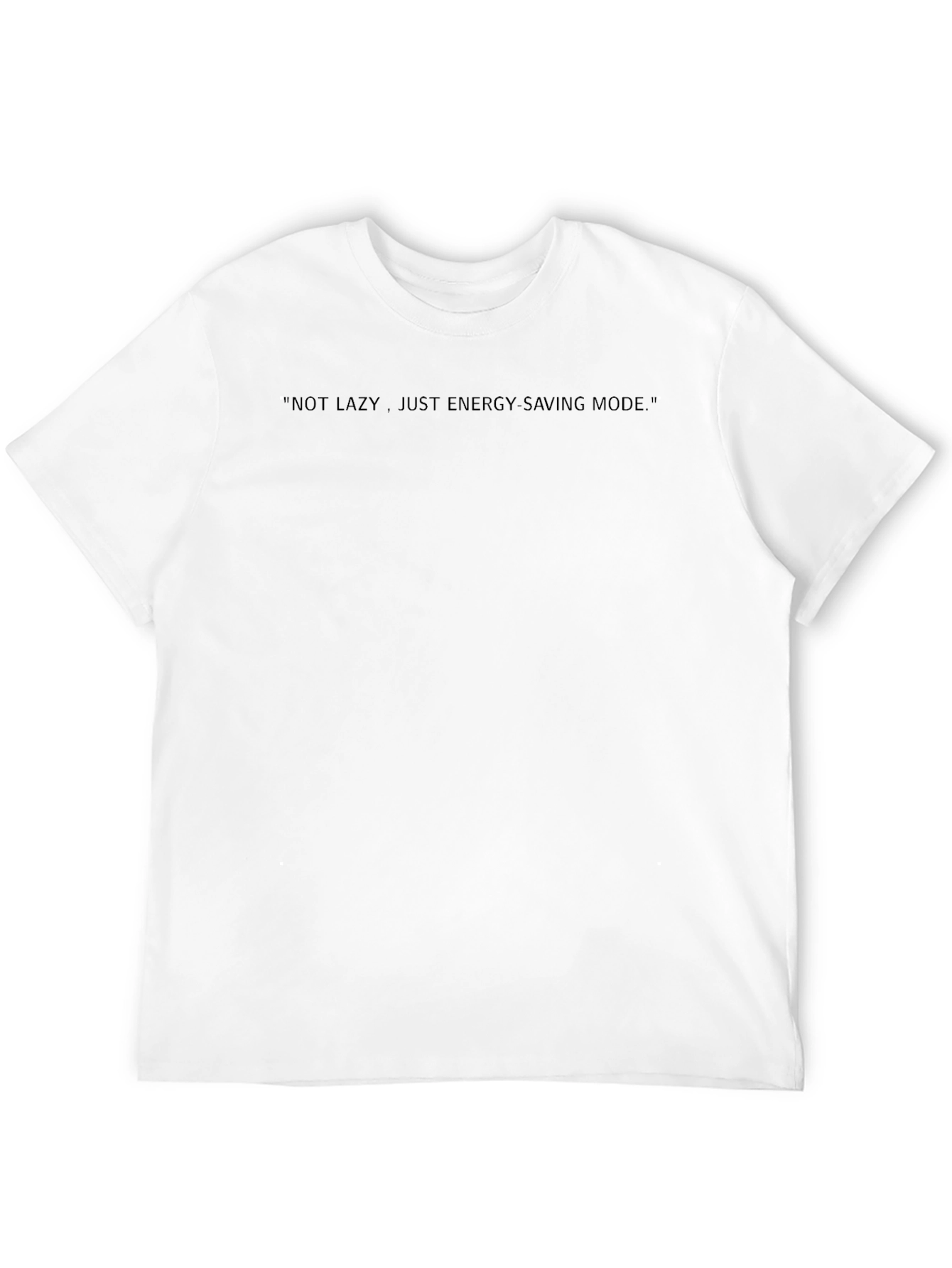 Energy Saving Mode Black T-Shirt
