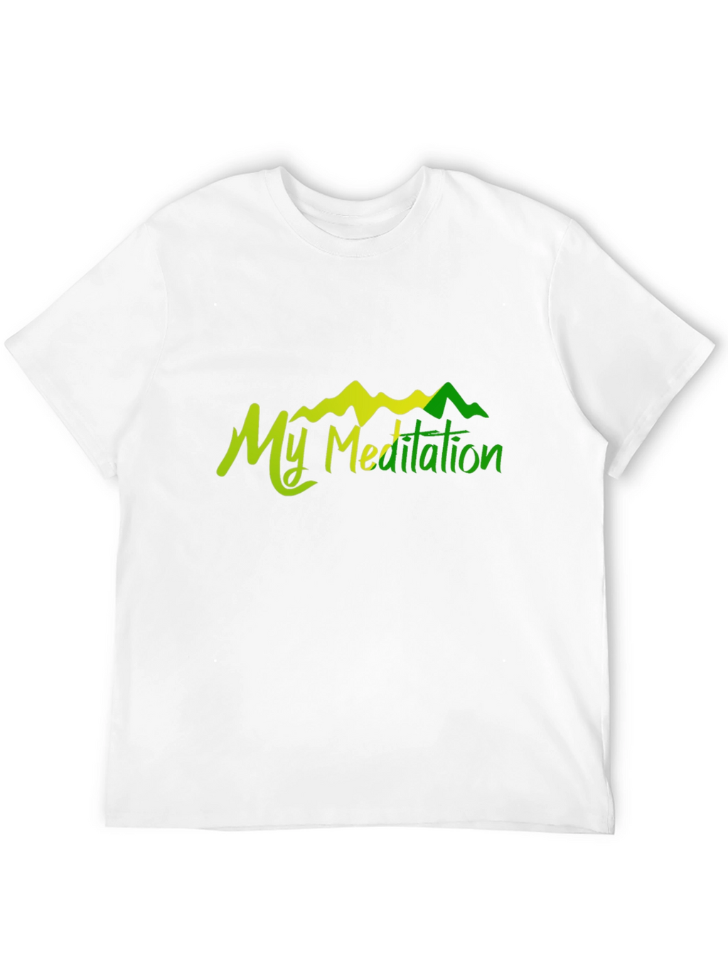 My Meditation Black Cotton T-Shirt