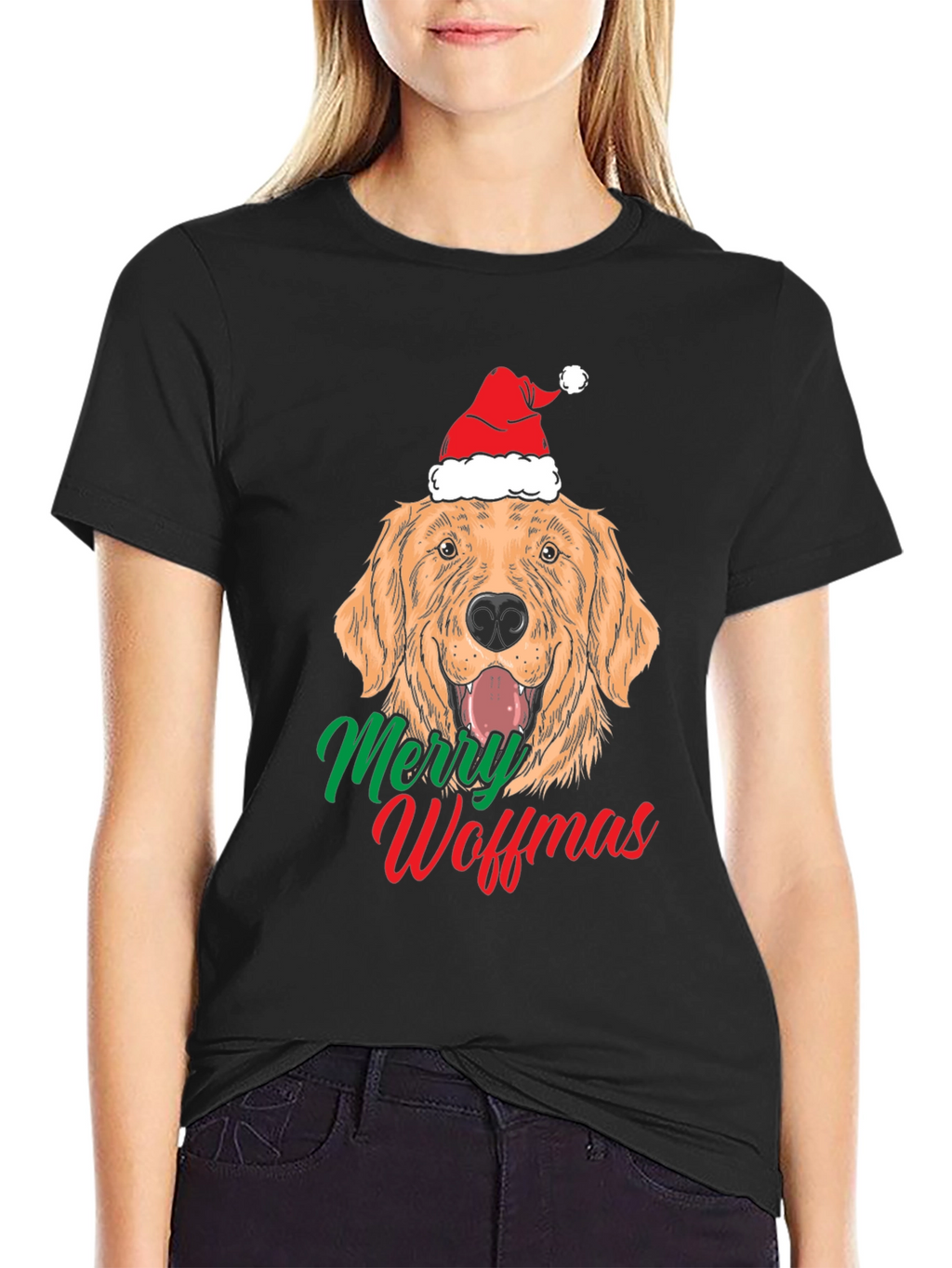 Merry Woffmas Dog Christmas T-Shirt