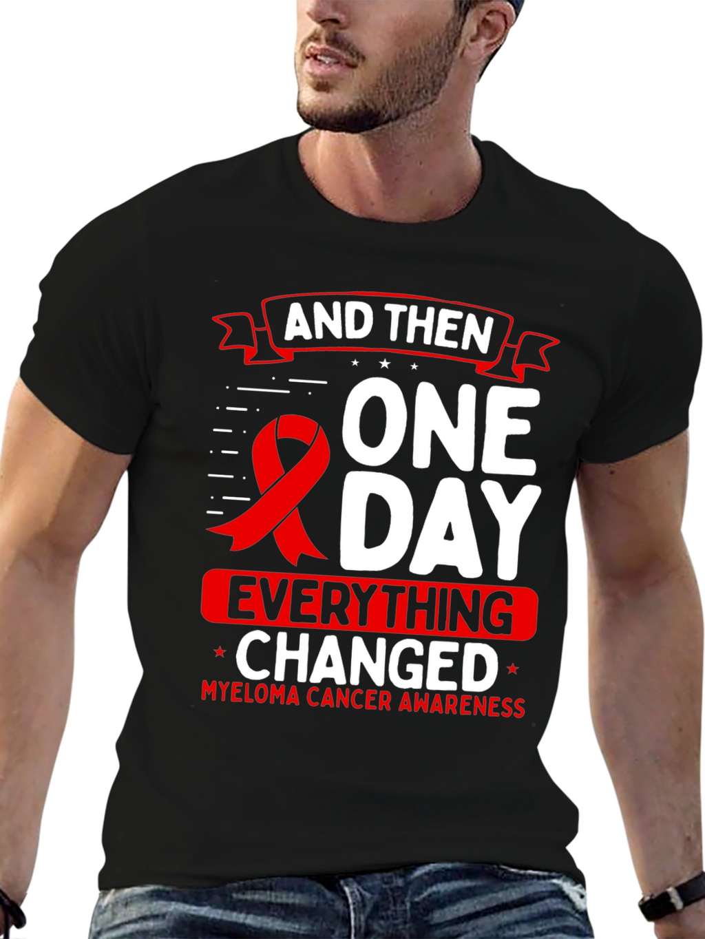 Myeloma Cancer Awareness Graphic Tee