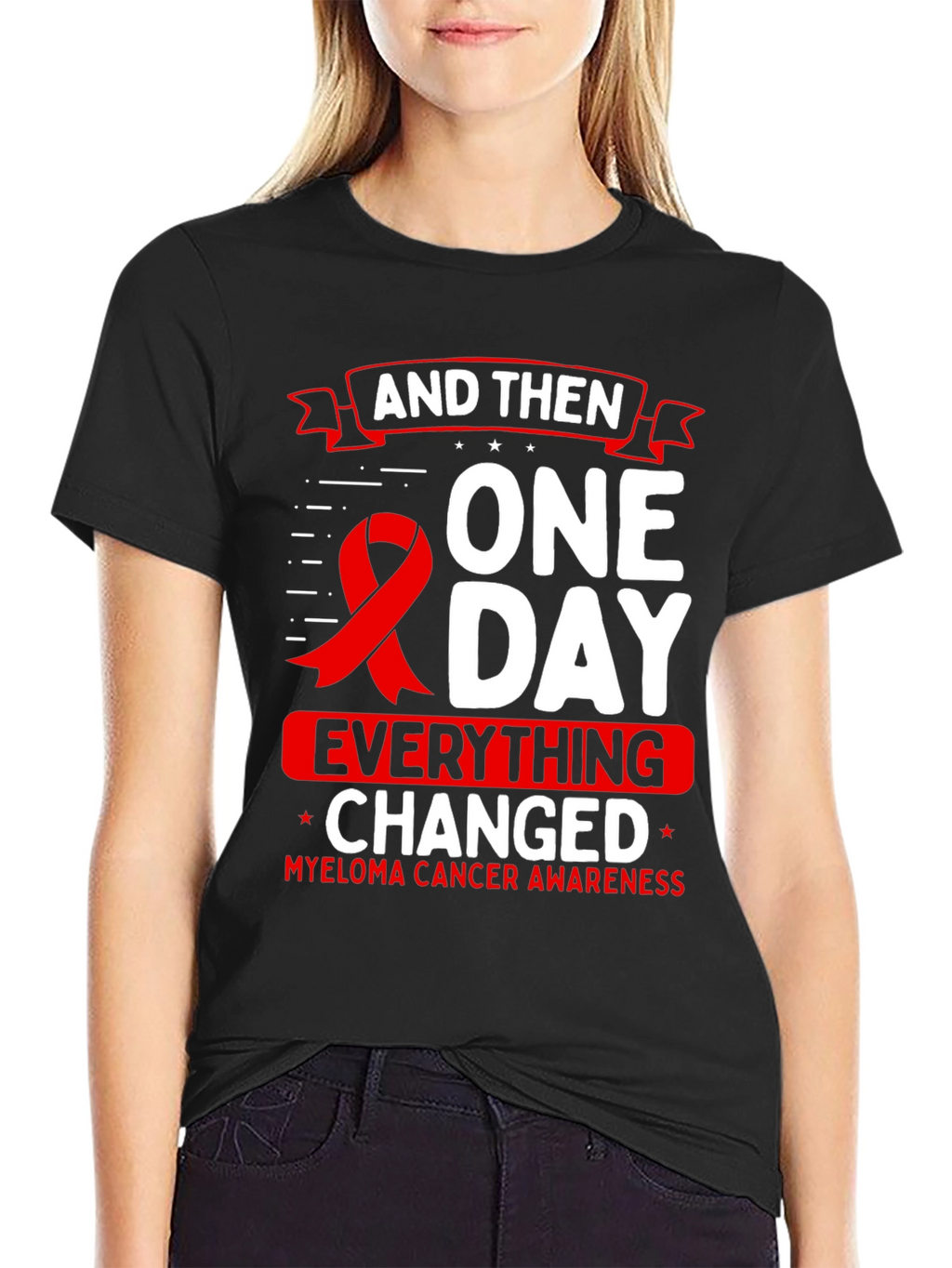 Myeloma Cancer Awareness Graphic Tee