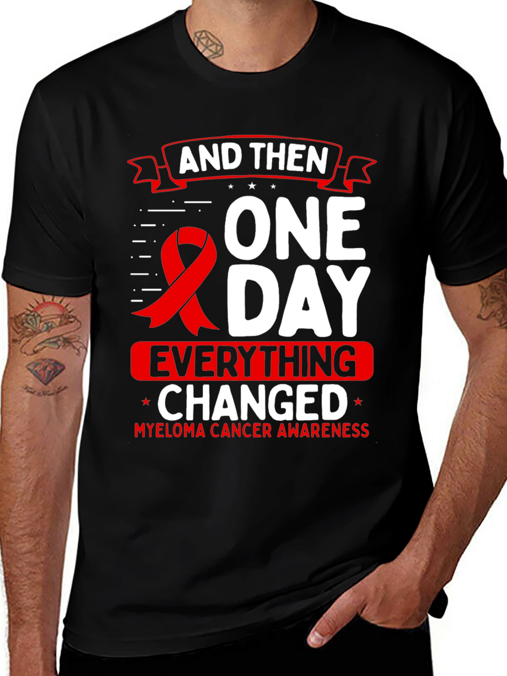 Myeloma Cancer Awareness Graphic Tee