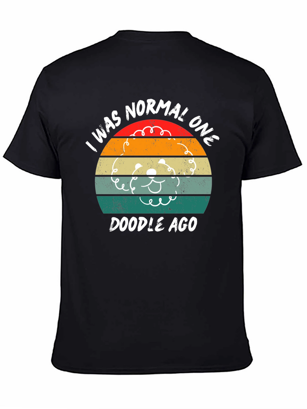 I Was Normal One Doodle Ago Retro T-Shirt