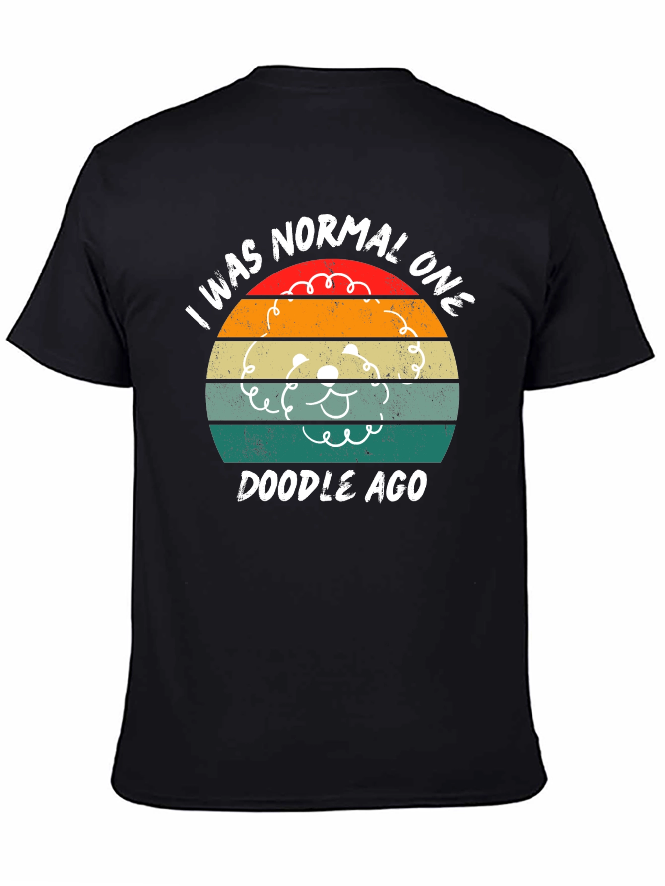 I Was Normal One Doodle Ago Retro T-Shirt