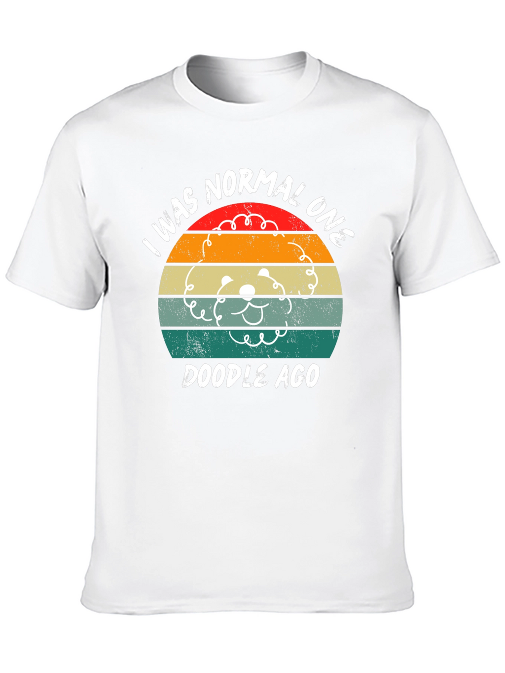 I Was Normal One Doodle Ago Retro T-Shirt
