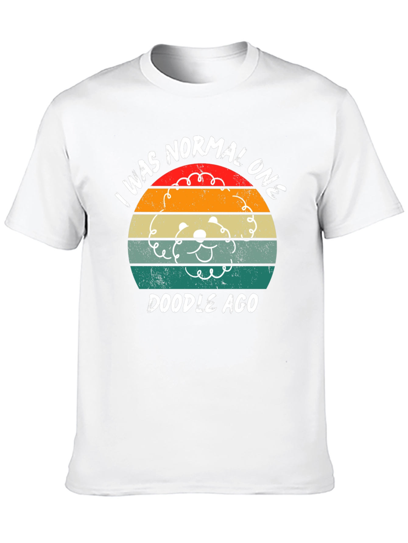 I Was Normal One Doodle Ago Retro T-Shirt