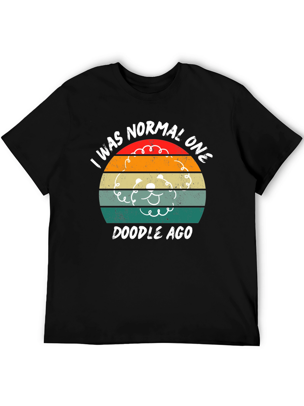 I Was Normal One Doodle Ago Retro T-Shirt