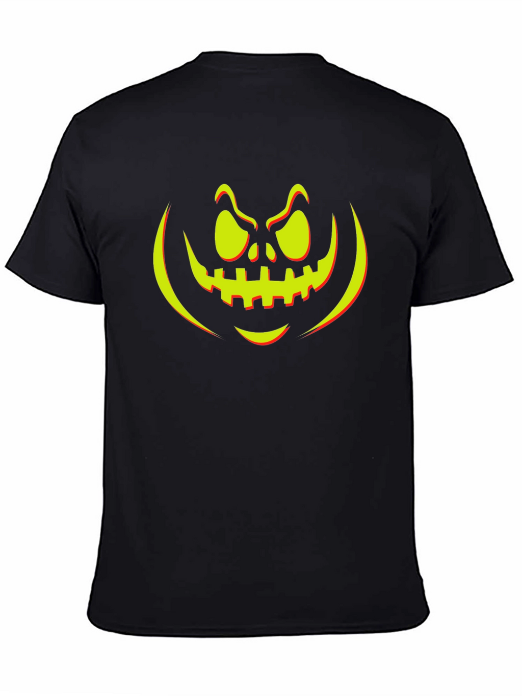 Halloween Pumpkin Face Graphic Tee