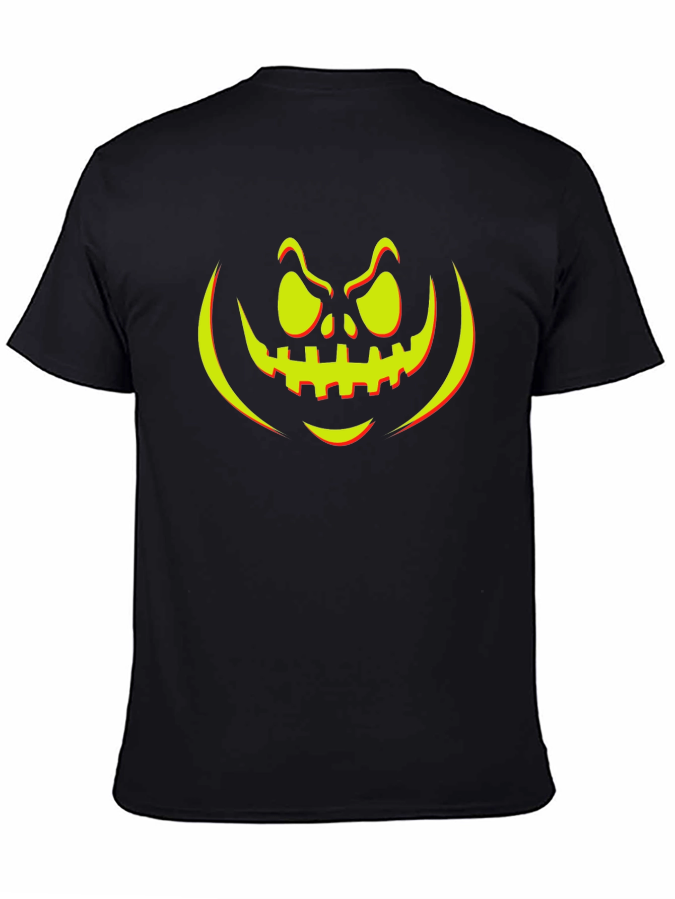Halloween Pumpkin Face Graphic Tee