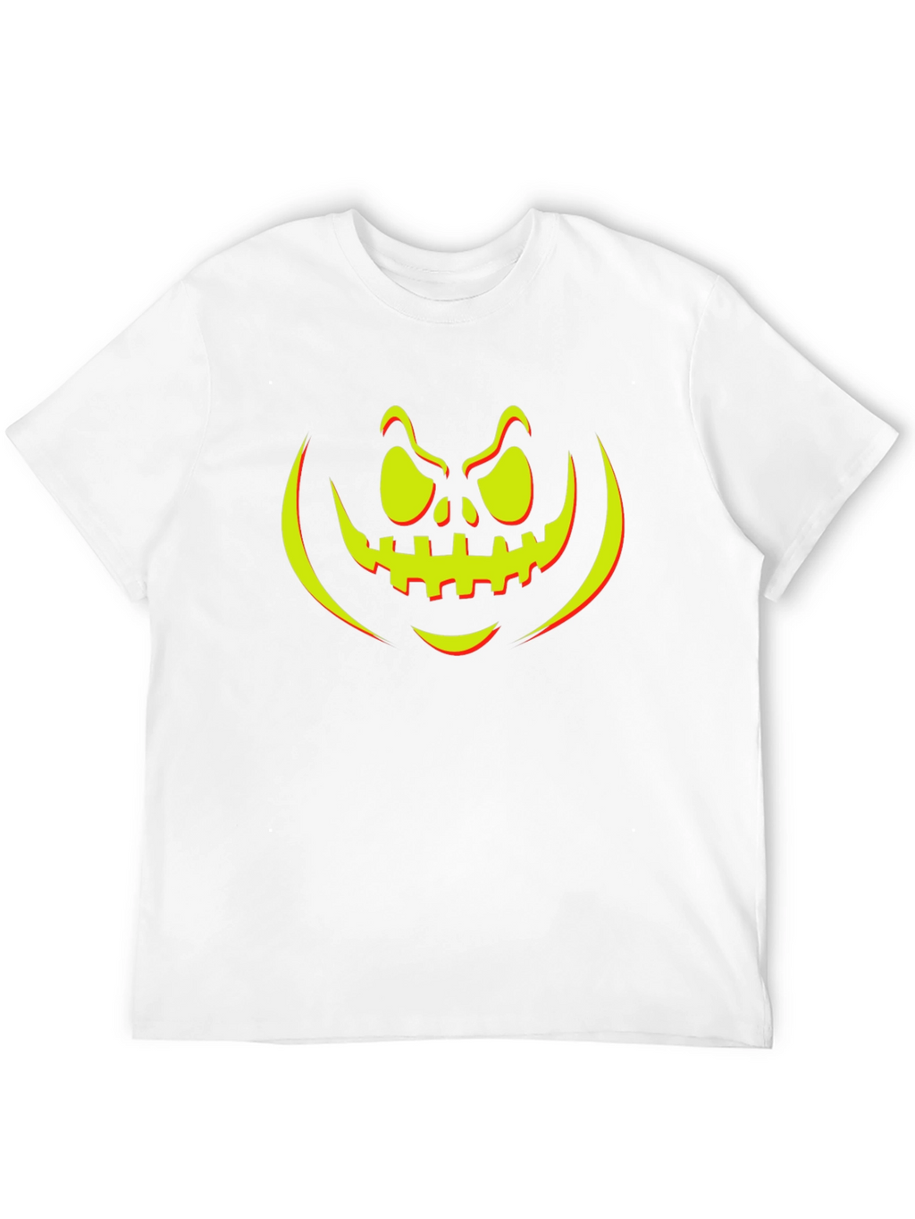 Halloween Pumpkin Face Graphic Tee