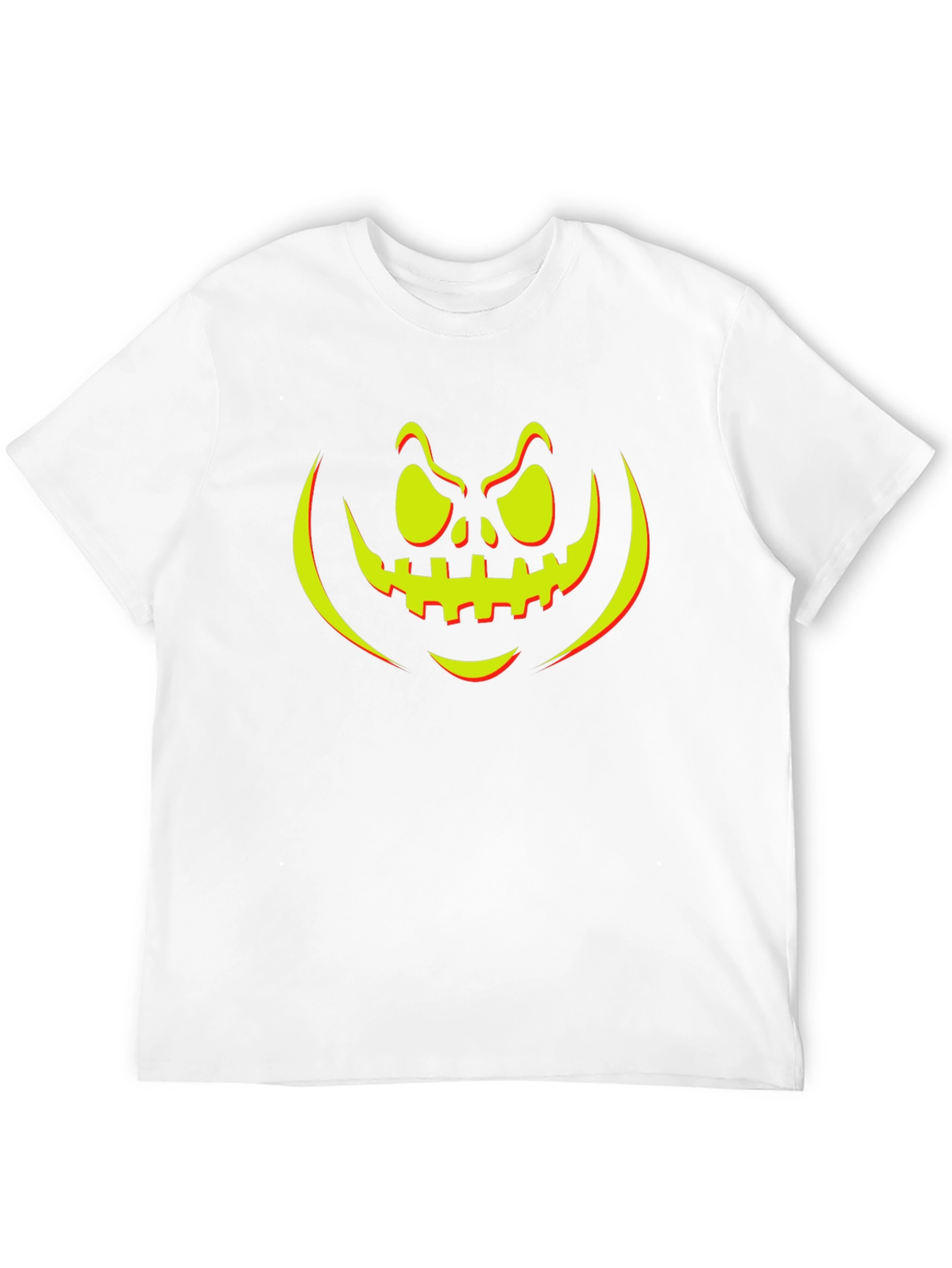 Halloween Pumpkin Face Graphic Tee