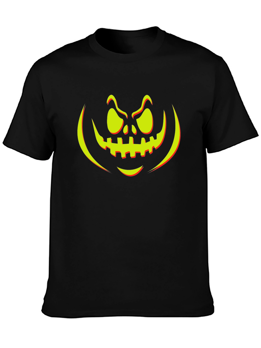 Halloween Pumpkin Face Graphic Tee