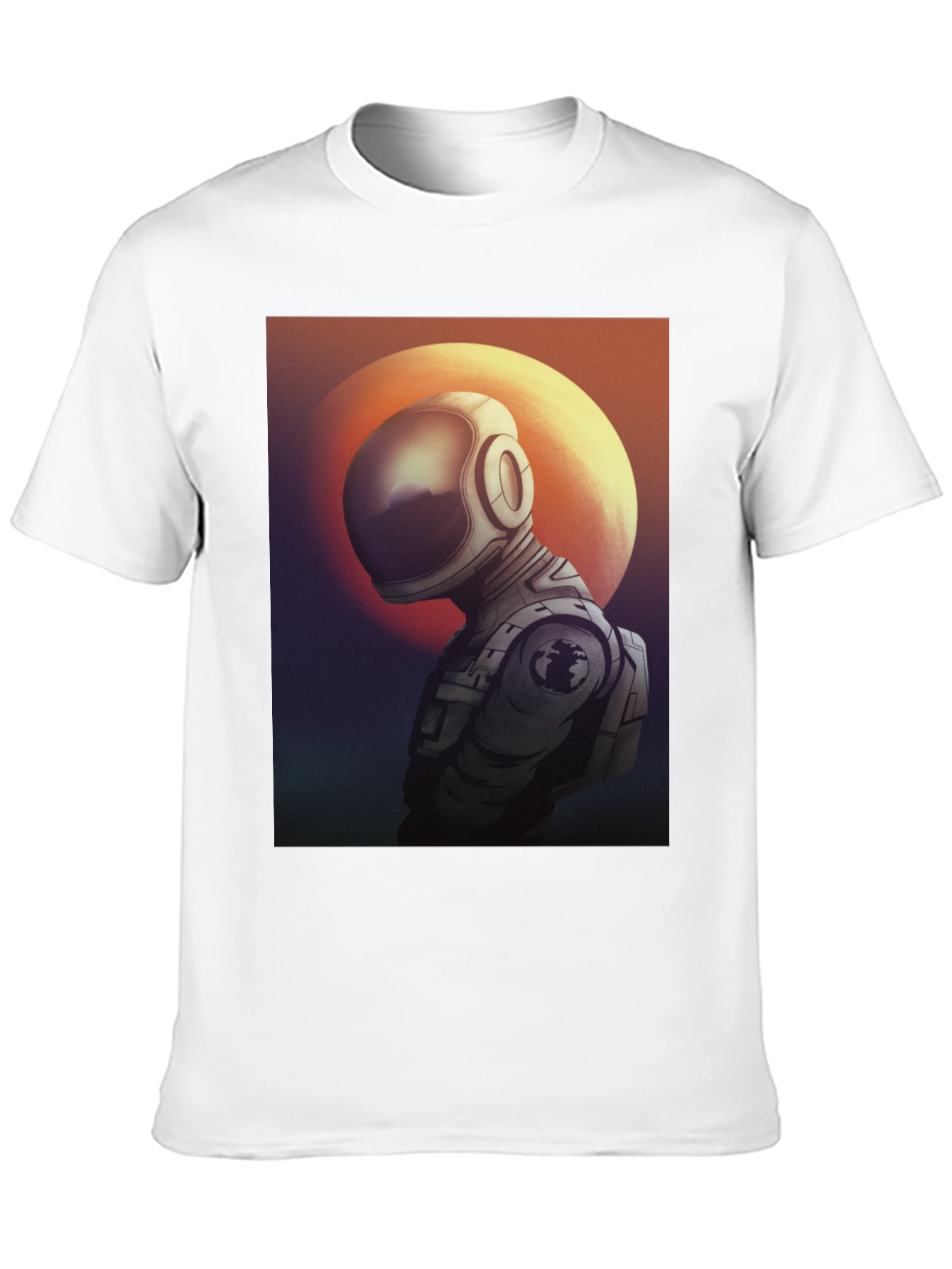 Astronaut Graphic Black T-Shirt - Space Explorer Tee