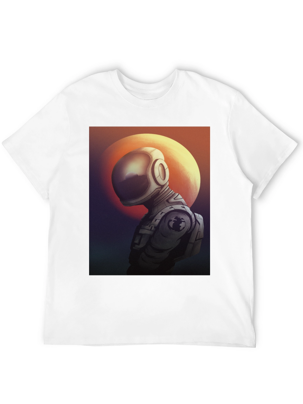 Astronaut Graphic Black T-Shirt - Space Explorer Tee