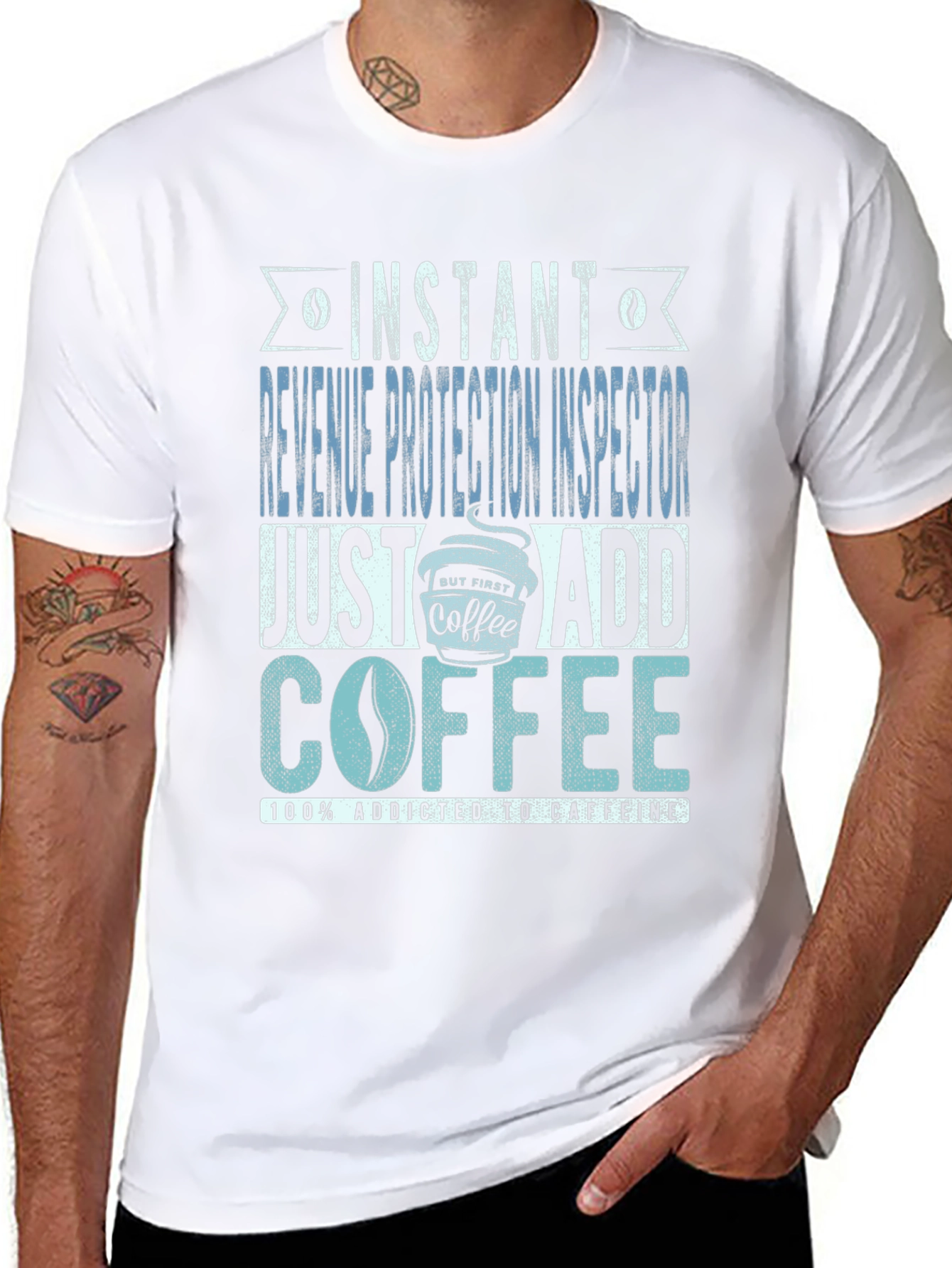 Instant Revenue Protection Inspector Add Coffee T-Shirt
