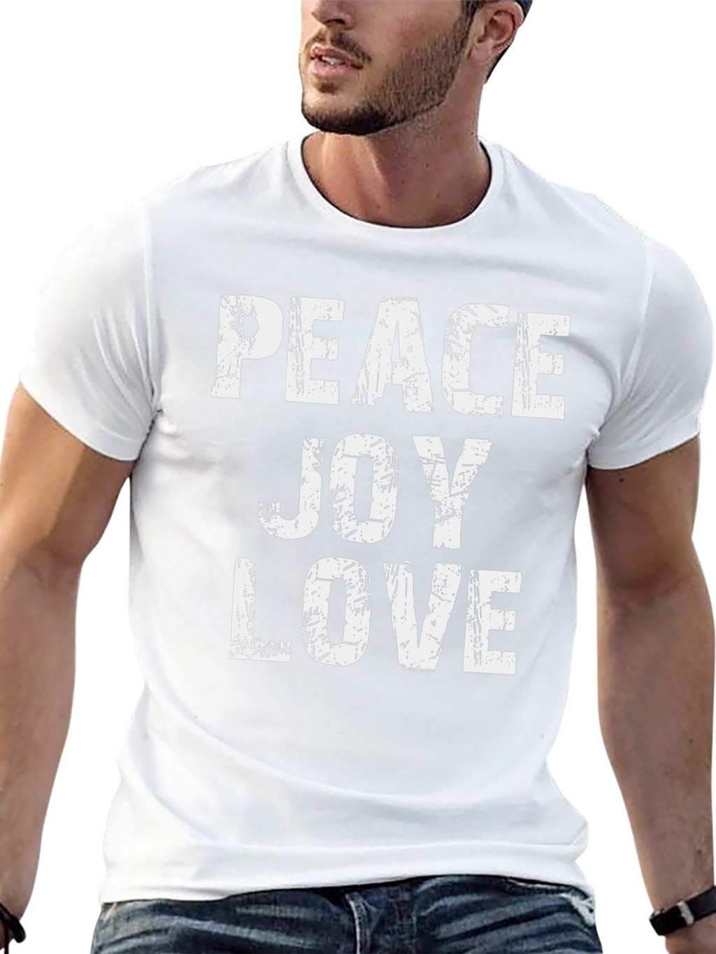 Peace Joy Love Graphic T-Shirt