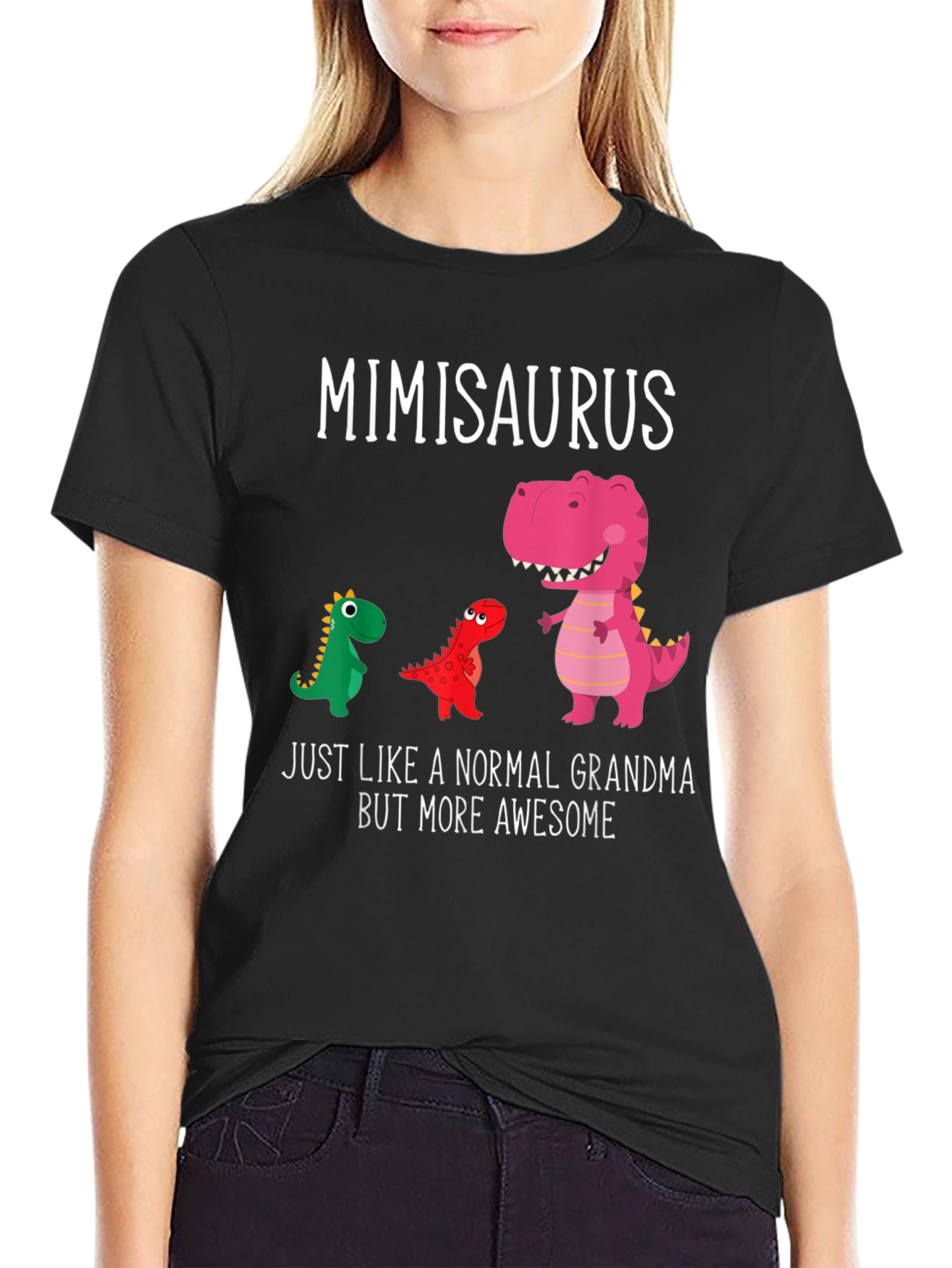 Mimisaurus Grandma T-Shirt - Dinosaur Graphic Tee