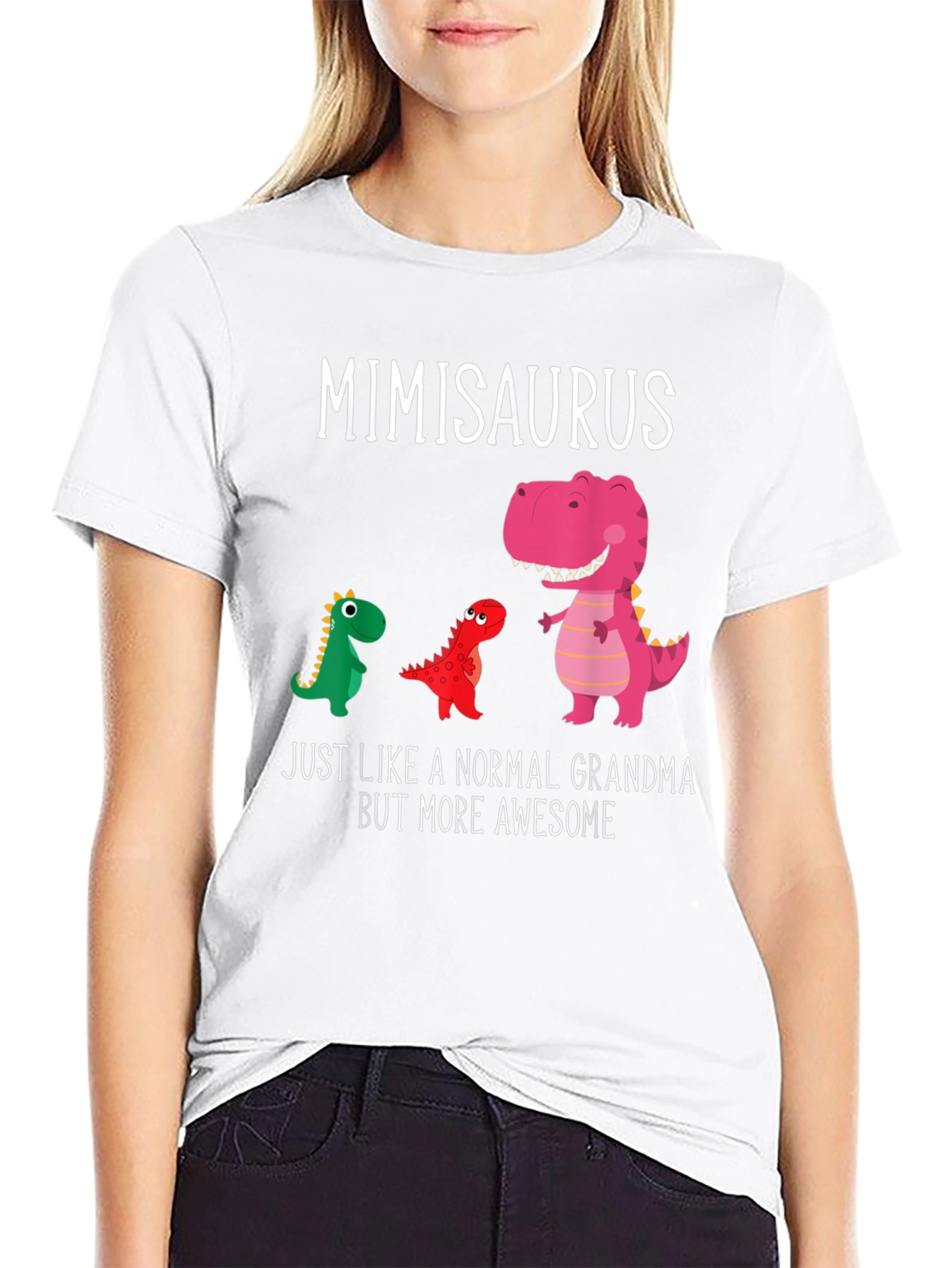 Mimisaurus Grandma T-Shirt - Dinosaur Graphic Tee