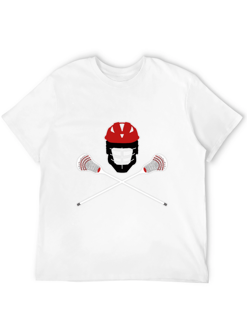 Lacrosse Helmet & Stick T-Shirt