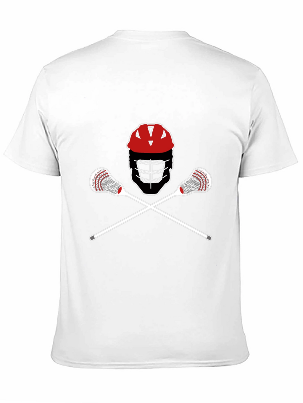 Lacrosse Helmet & Stick T-Shirt