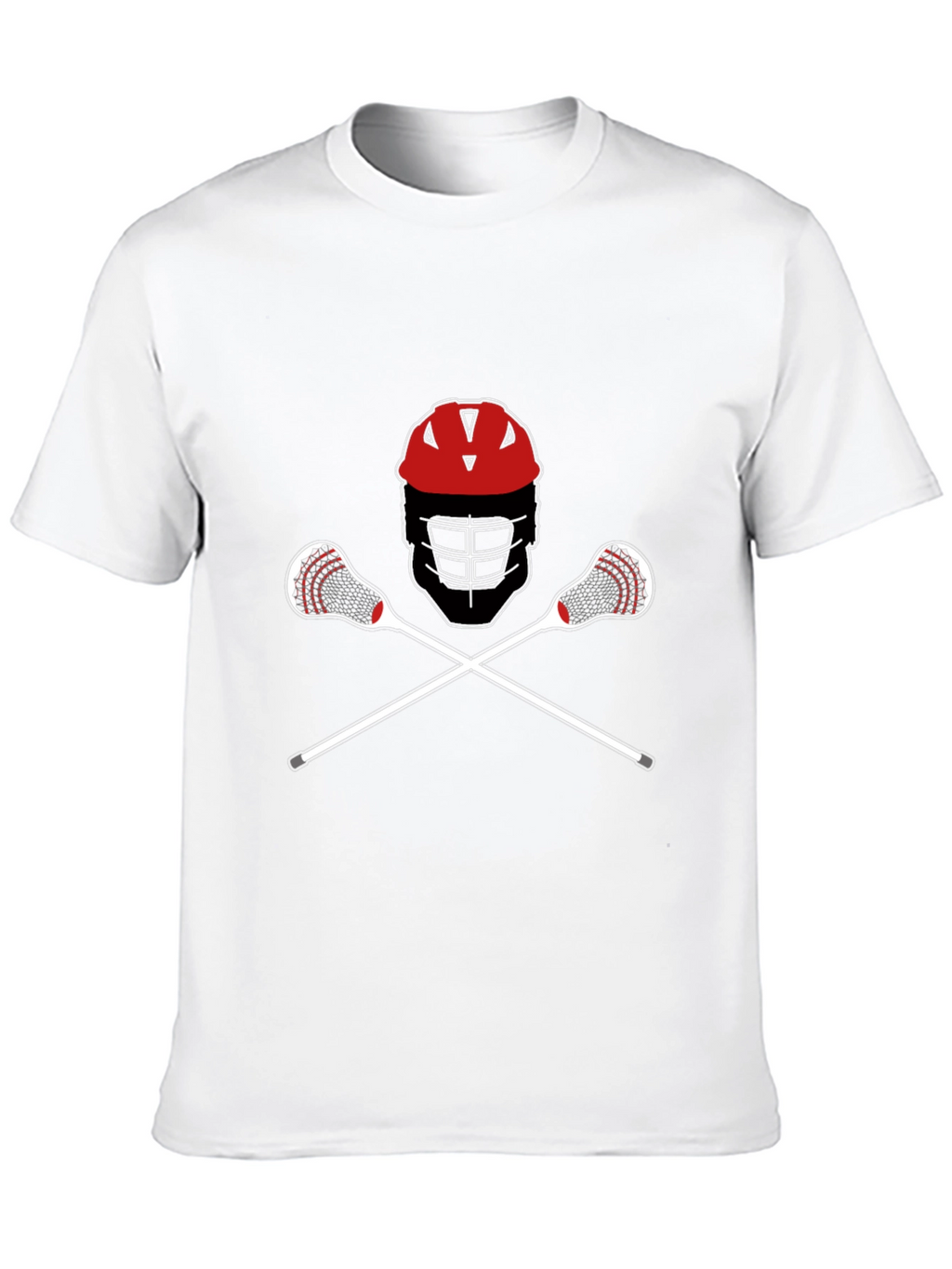 Lacrosse Helmet & Stick T-Shirt