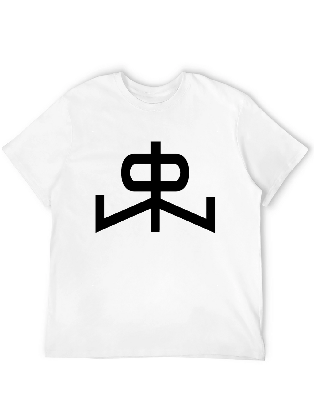 Symbol Graphic Print Mens Black T-Shirt