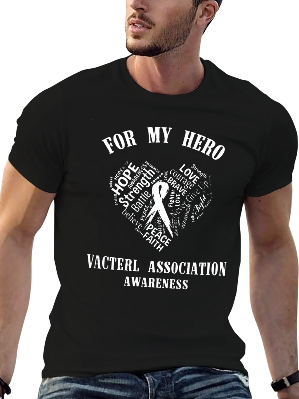 VACTERL Awareness Hero Ribbon T-Shirt