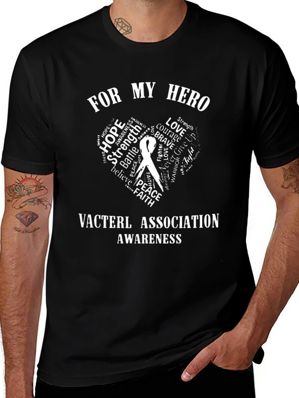 VACTERL Awareness Hero Ribbon T-Shirt