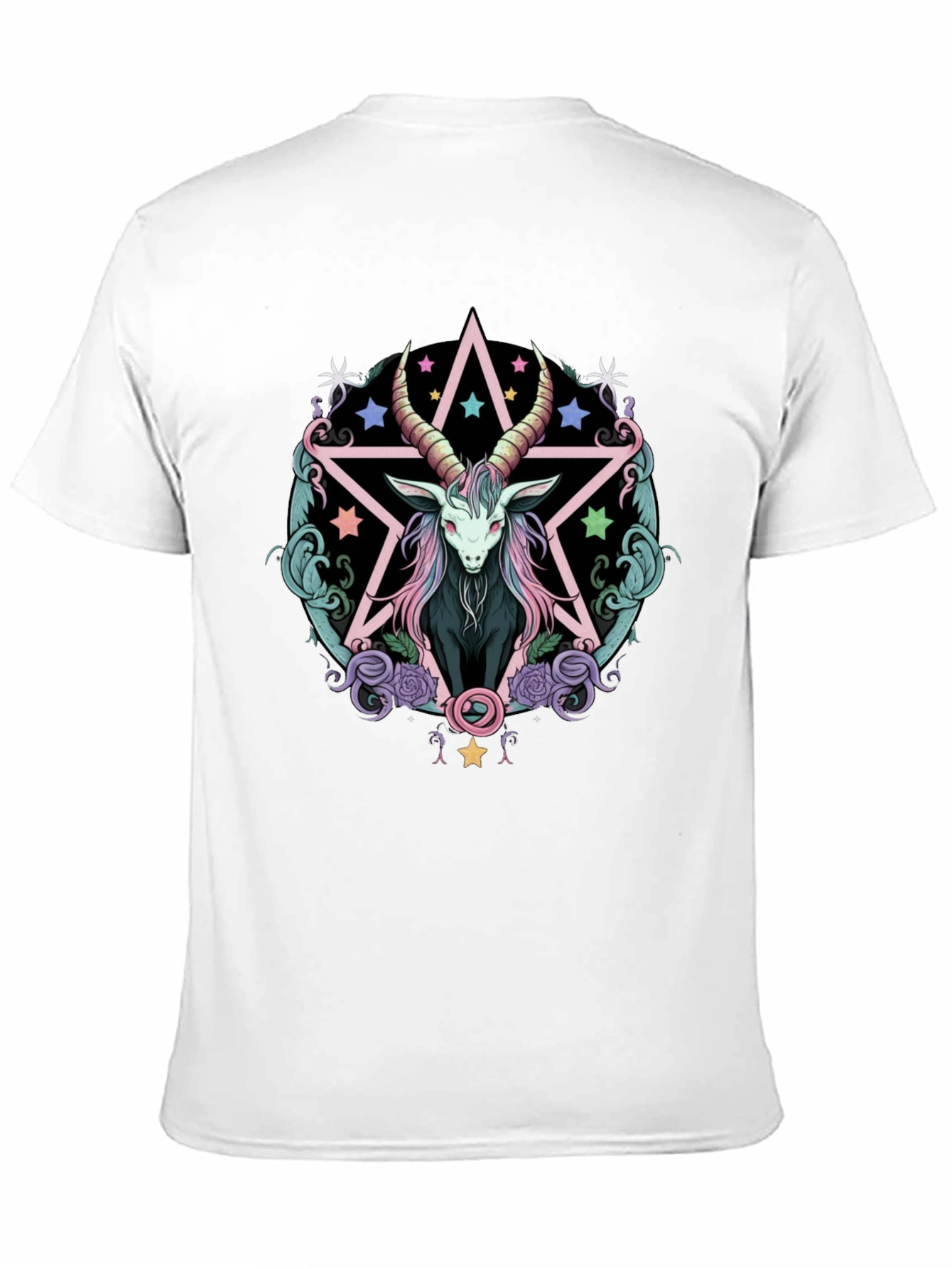 Mystic Goat Graphic Tee - Black