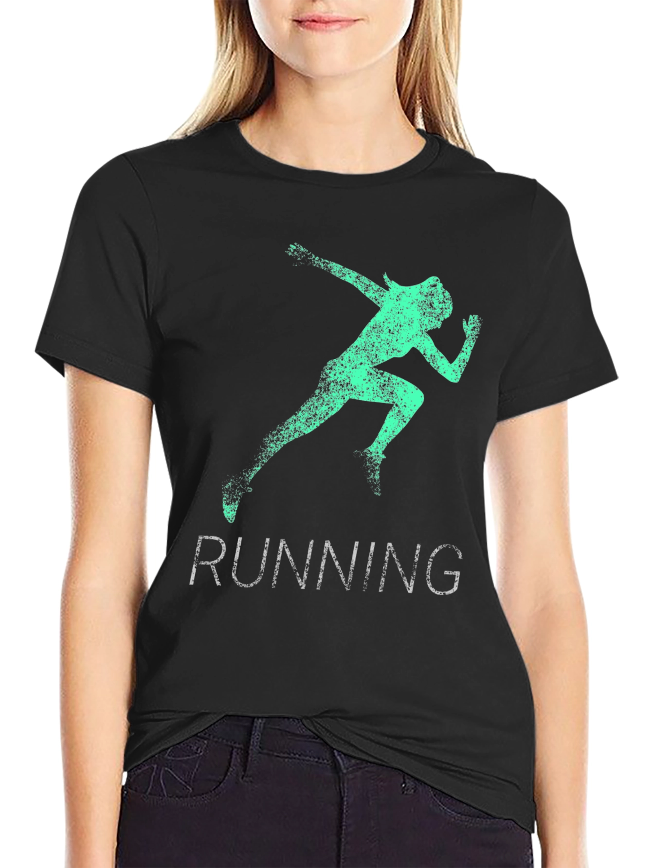Mens Running Graphic Tee