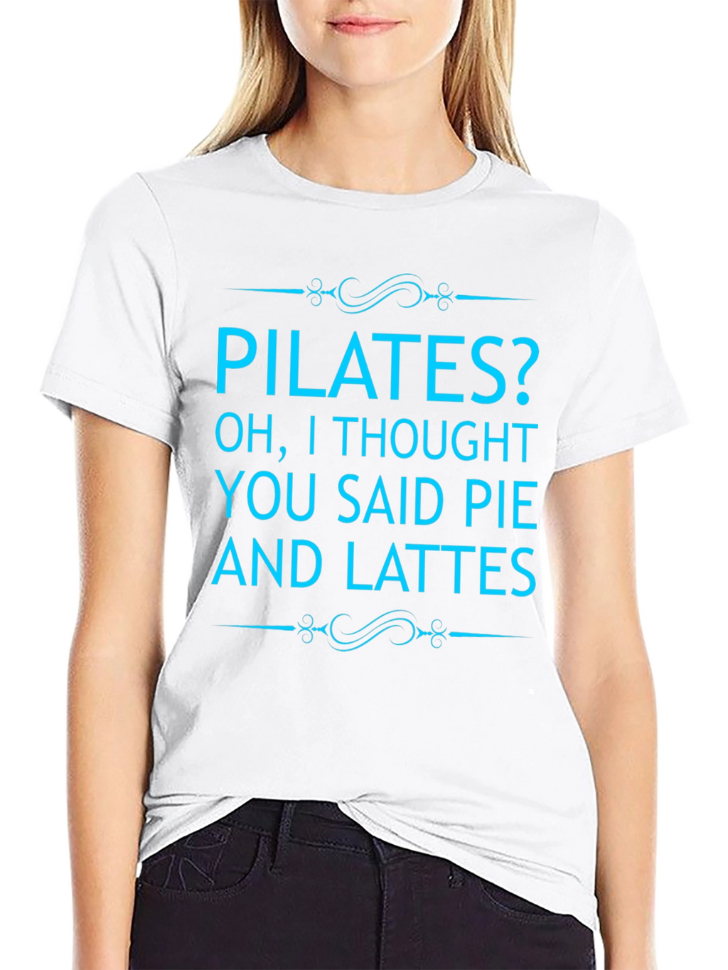 Pilates? Pie and Lattes Graphic Tee