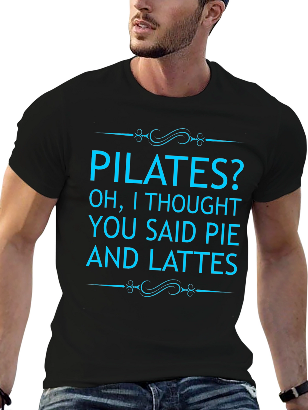 Pilates? Pie and Lattes Graphic Tee