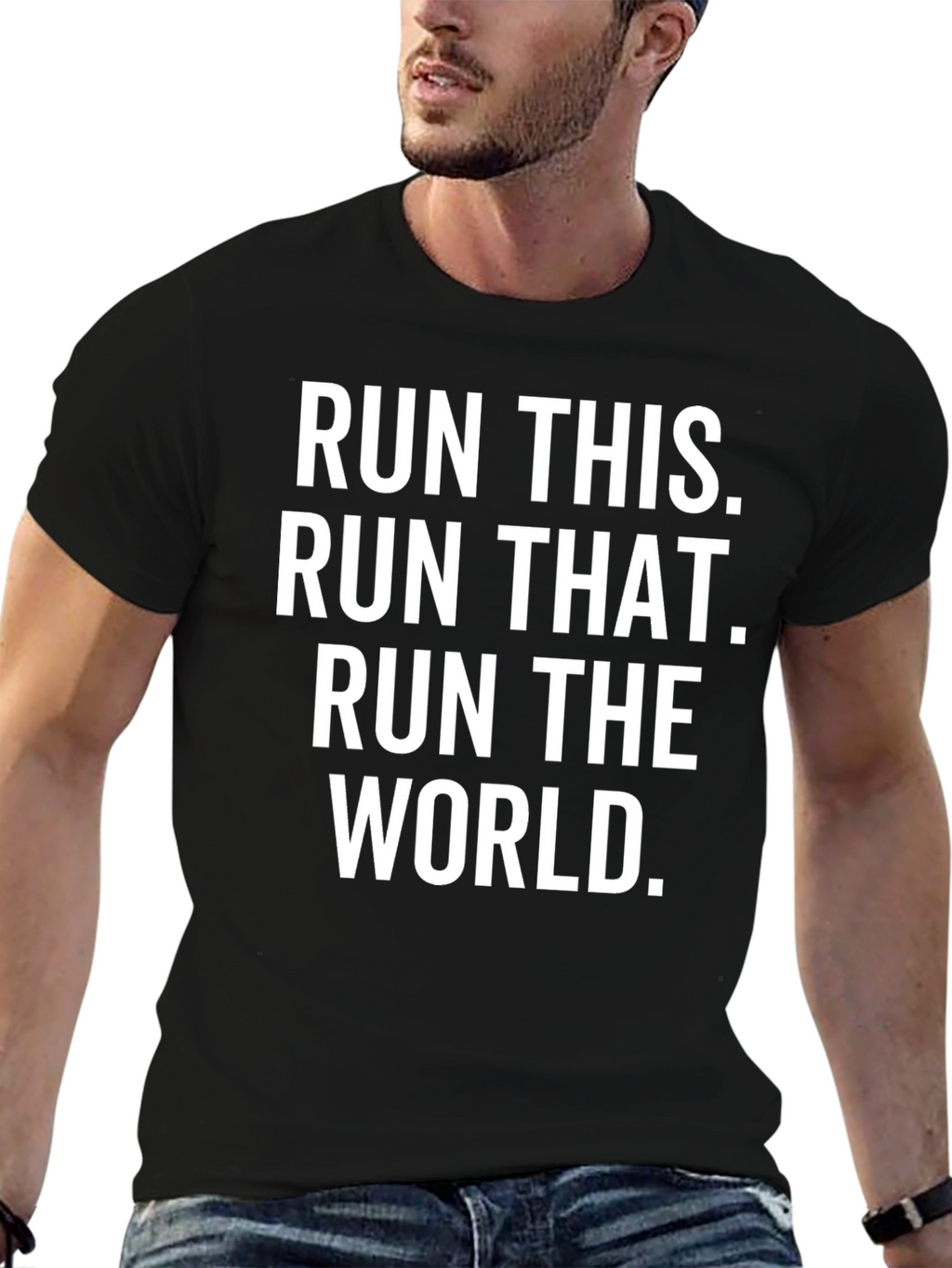 Run The World Graphic T-Shirt